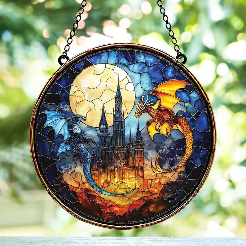 Acrylic Wing Dragon Suncatcher Ornament