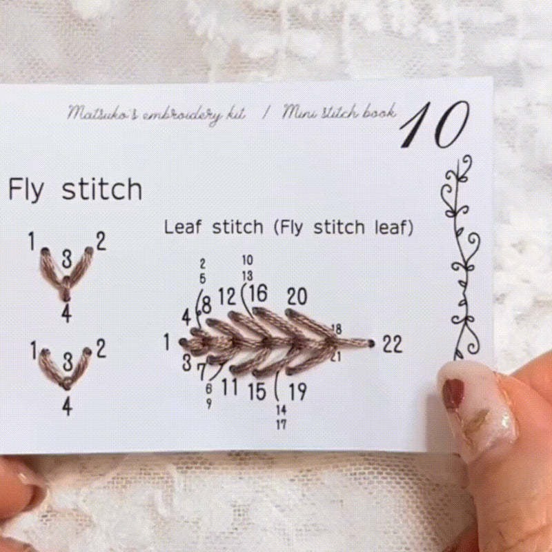 🔥Hot Sale 50% Off🔥Creative Mini Embroidery Sewing Stitch Learning Card Book 📖