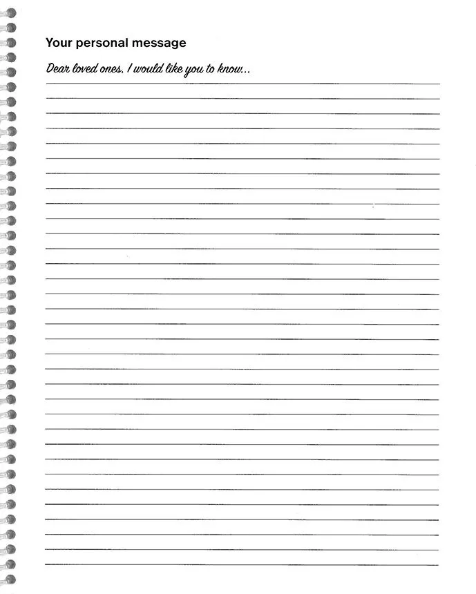 Putting Things In Order to help my loved ones when I'm gone