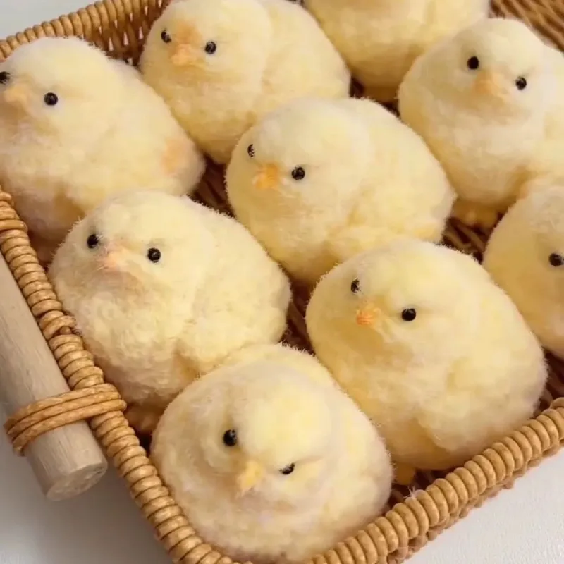 🎅Handmade Ultra Soft Furry Chick Toys