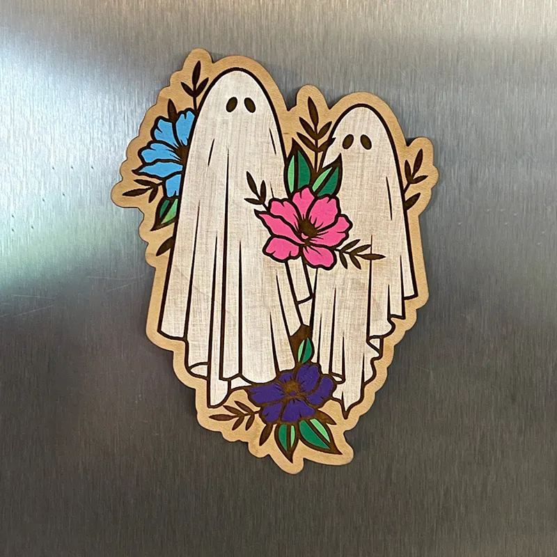 👻Magnetic Hand Painted Inlay Ghost
