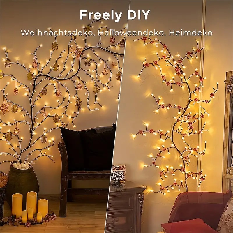🌟LED Willow Vine Tree Light Strip✨