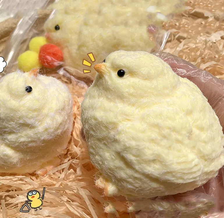 🎅Handmade Ultra Soft Furry Chick Toys