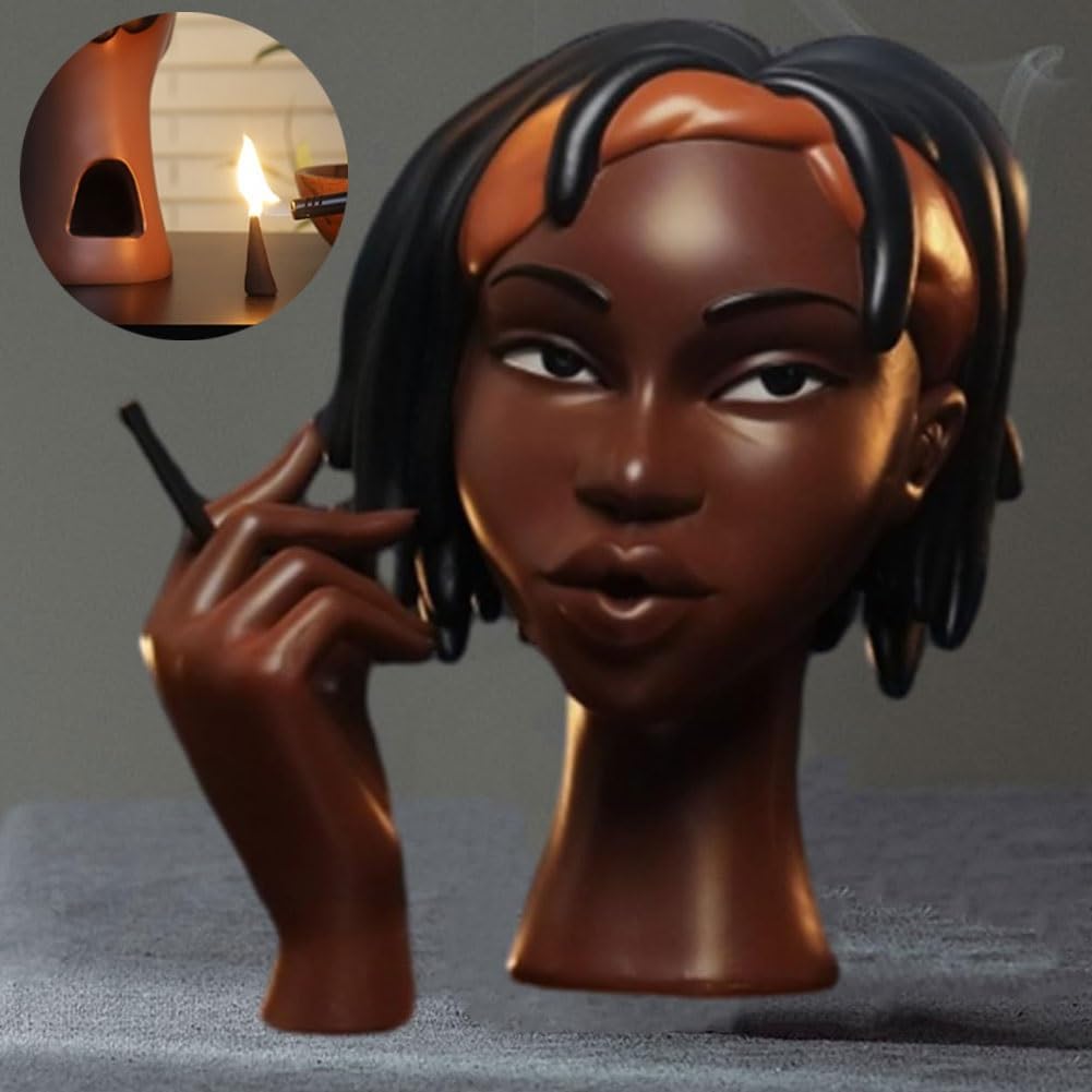 🔥Buy 2 Free Shipping🔥-Head Incense Burner Black Woman