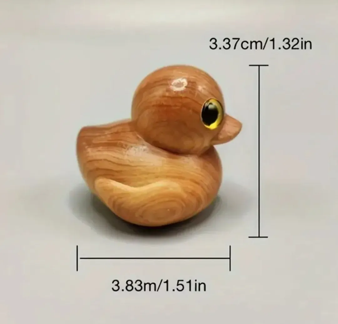 🦆Handmade Wooden Rubber Duck✨