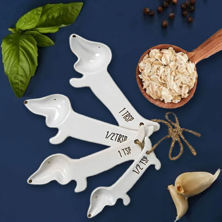 🐶Dachshund Measuring Spoons Set ( 4 pcs )