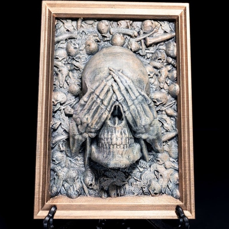🔥Hot Sale 50% Off🔥🎃Three-Wisdom Skeleton Halloween Decorations