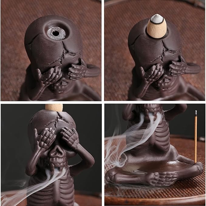 🔥Hot Sale 50% Off🔥🧘‍Three Wisdom Backflow Incense Burner