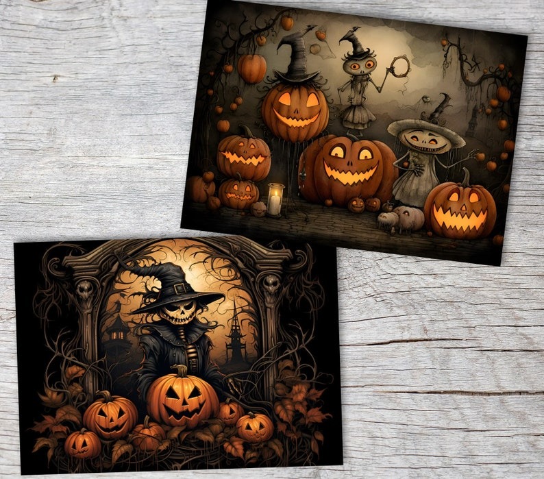 🔥Hot Sale 50% Off🔥🎃Halloween Greeting Cards Set