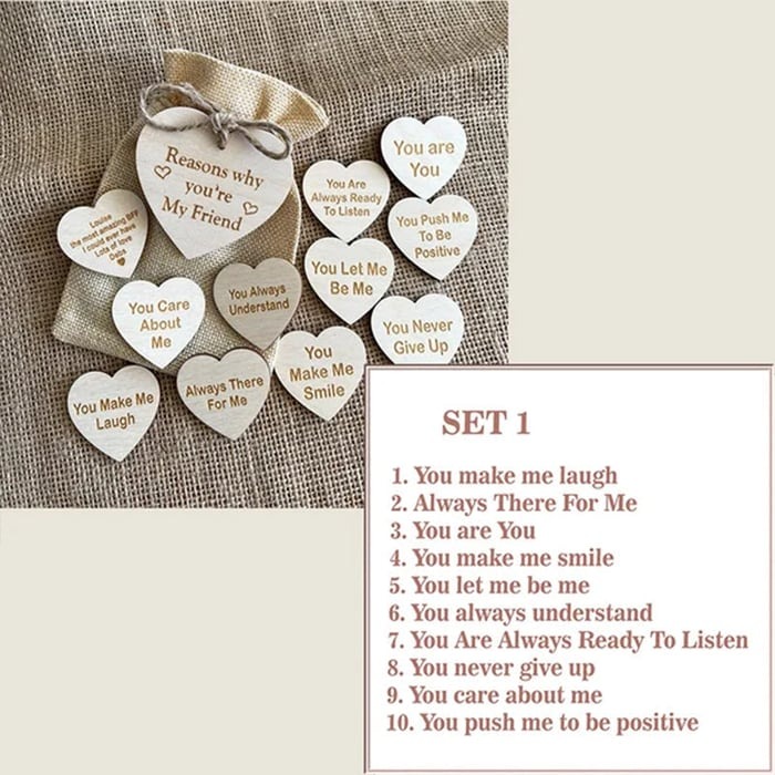 🎁Reasons Why You Are My Friend" Friendship Gift