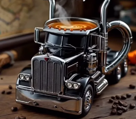 ☕Semi-Truck Coffee Mugs 