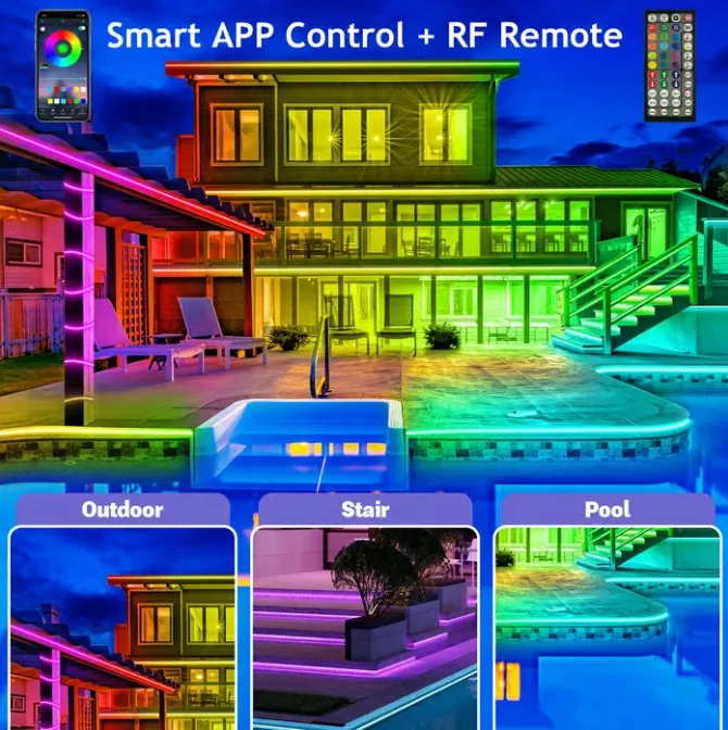 Smart Rainbow LED Permanent Outdoor Light