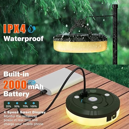 Waterproof and stowable portable rope light for outdoor