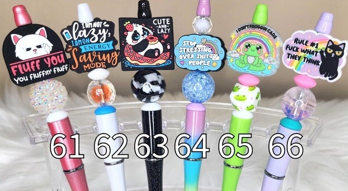 🔥Hot Sale 50% Off🔥Custom Design Adult Humor Beaded Pens🖊️