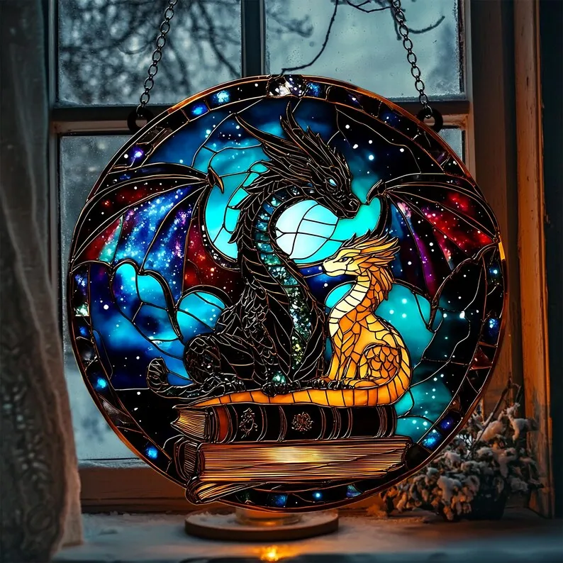 Acrylic Wing Dragon Suncatcher Ornament