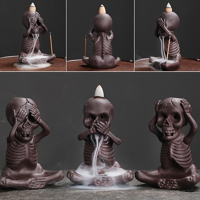 🔥Hot Sale 50% Off🔥🧘‍Three Wisdom Backflow Incense Burner