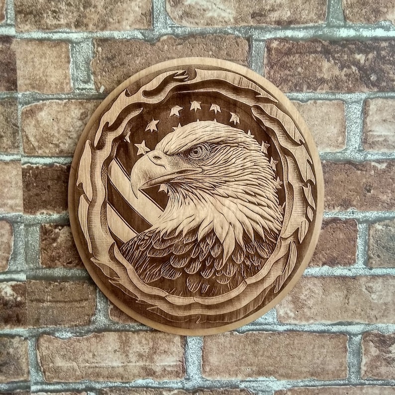 🔥50% Off & Free Shipping🔥👁‍🗨3D Stereoscopic Illusion Wood Laser Engraving Art🎨