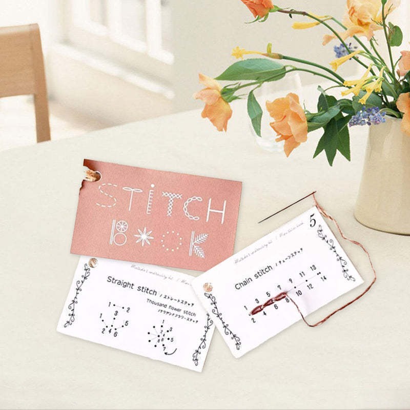 🔥Hot Sale 50% Off🔥Creative Mini Embroidery Sewing Stitch Learning Card Book 📖