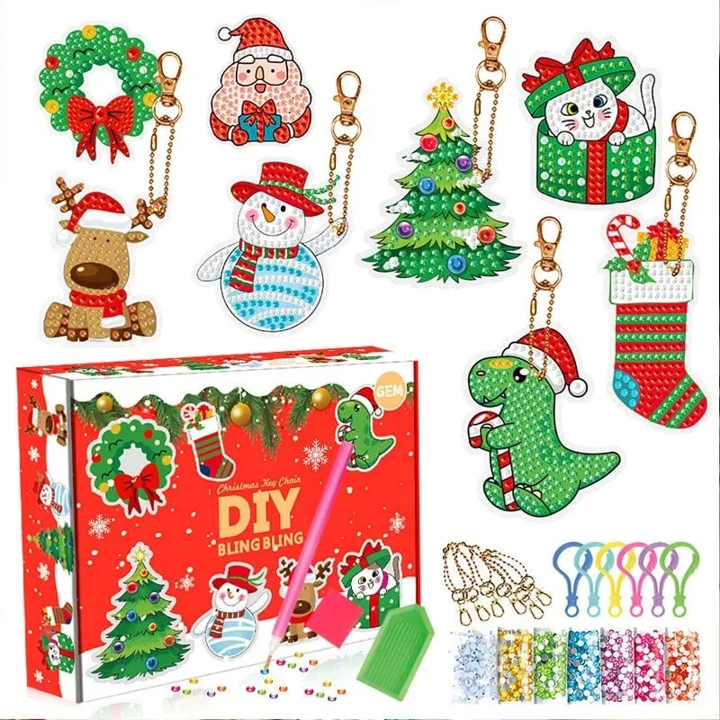 🔥Hot Sale 50% Off🔥DIY Christmas Diamond Painting Sticker Kit 🎄💎
