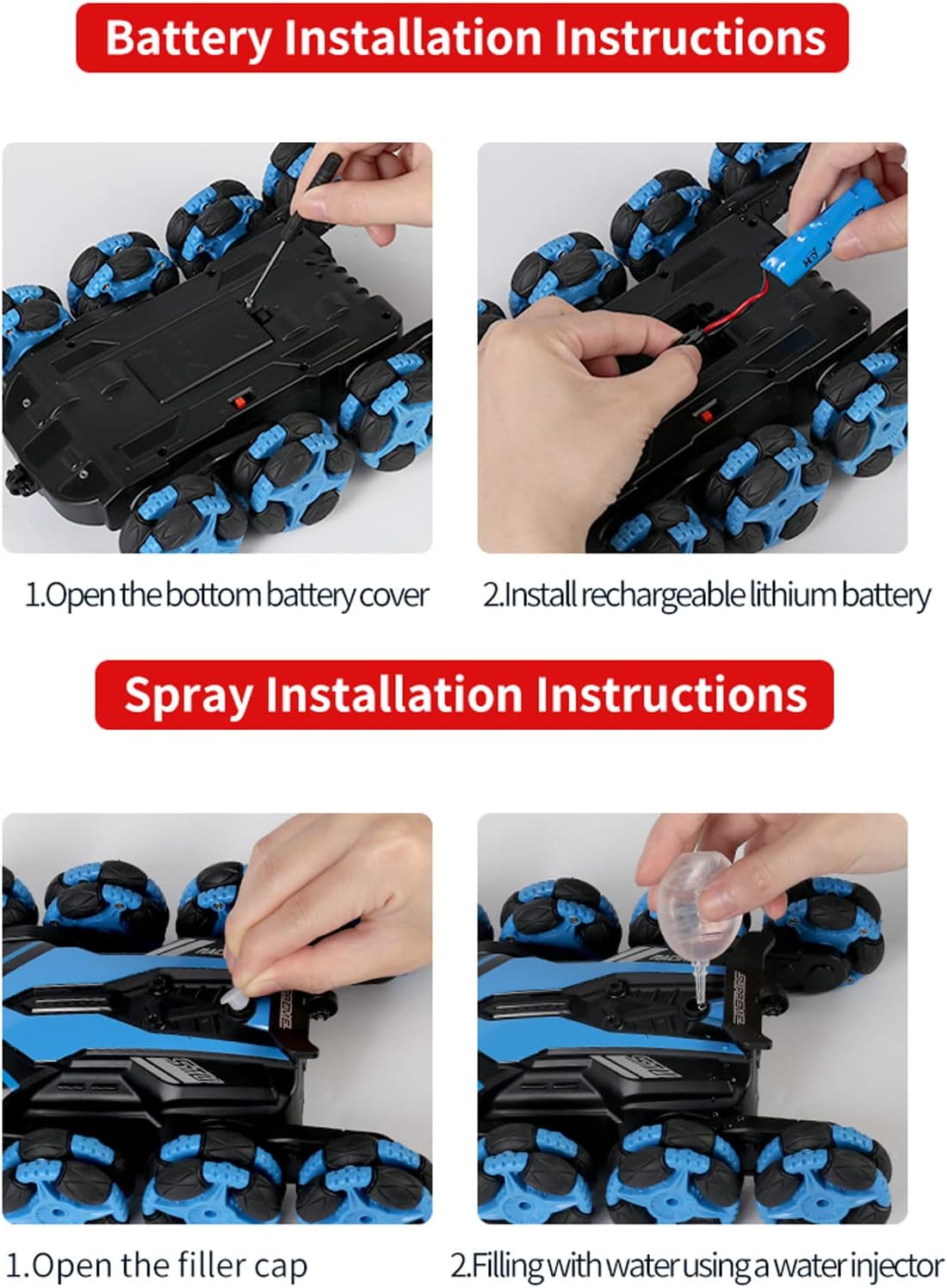 💥New Year Gift Sale 60% OFF💥8-Wheel Gesture-Sensing Remote Control Stunt Car 🚗🎮