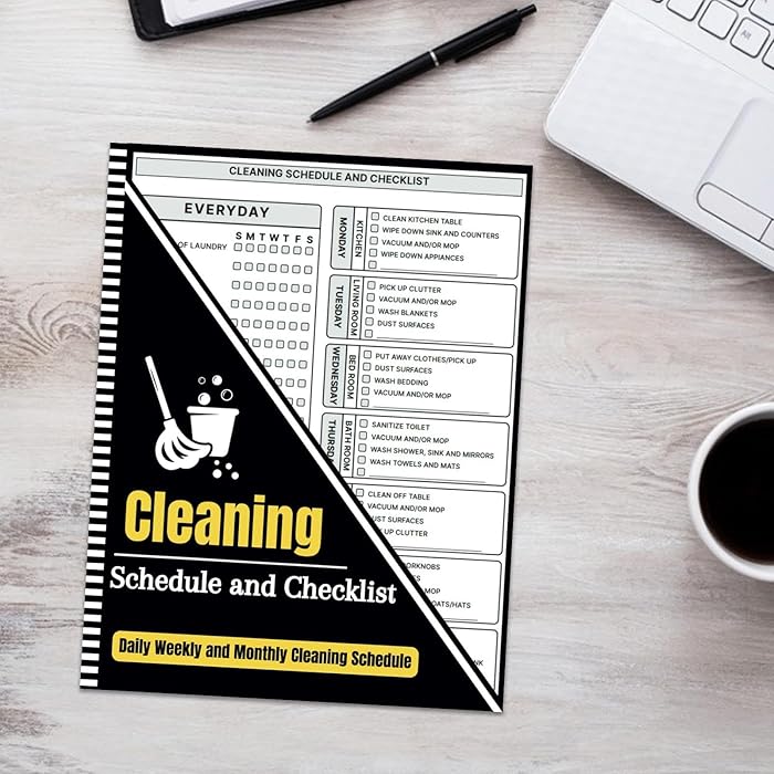  Cleaning Schedule - To-Do List for Adults