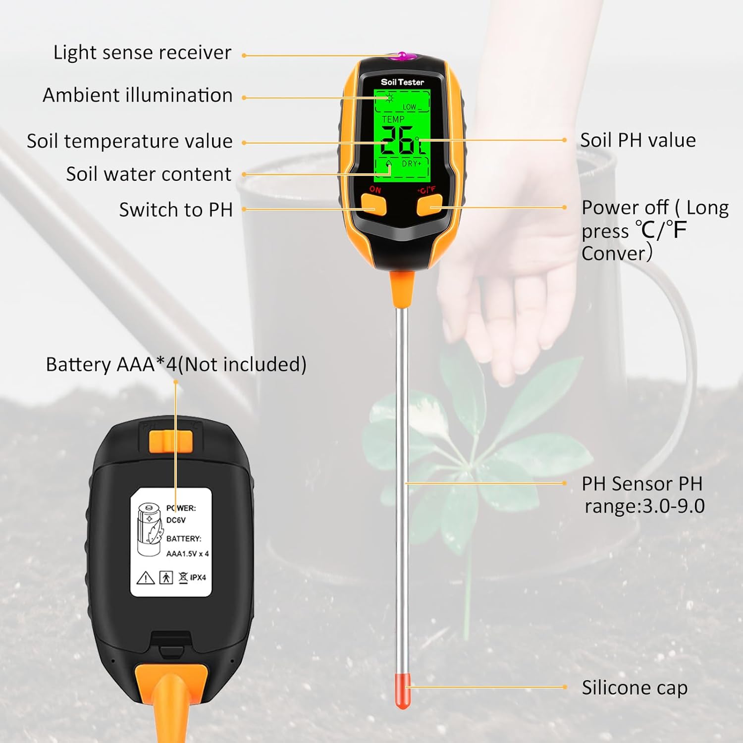 4-in-1 Soil Tester
