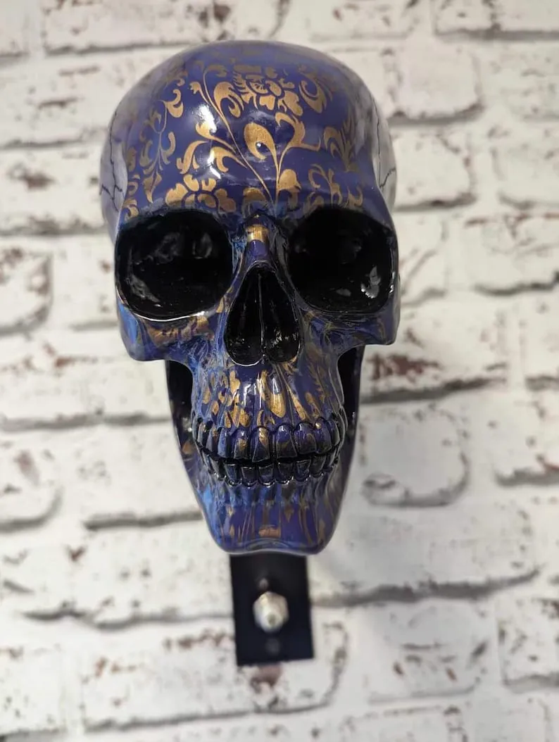 🔥LAST DAY 70% OFF🔥- 🏴‍☠️Motorcycle Helmet and Jacket Skull Holder