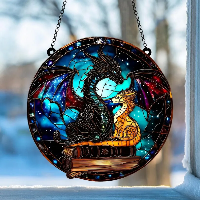 Acrylic Wing Dragon Suncatcher Ornament