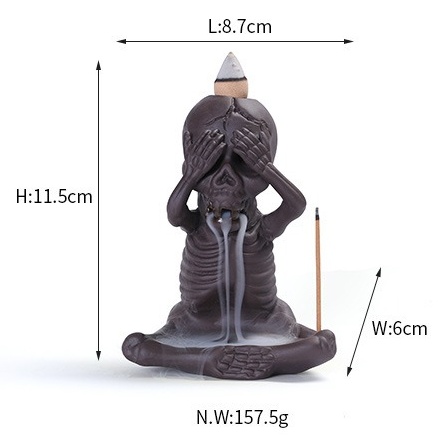 🔥Hot Sale 50% Off🔥🧘‍Three Wisdom Backflow Incense Burner
