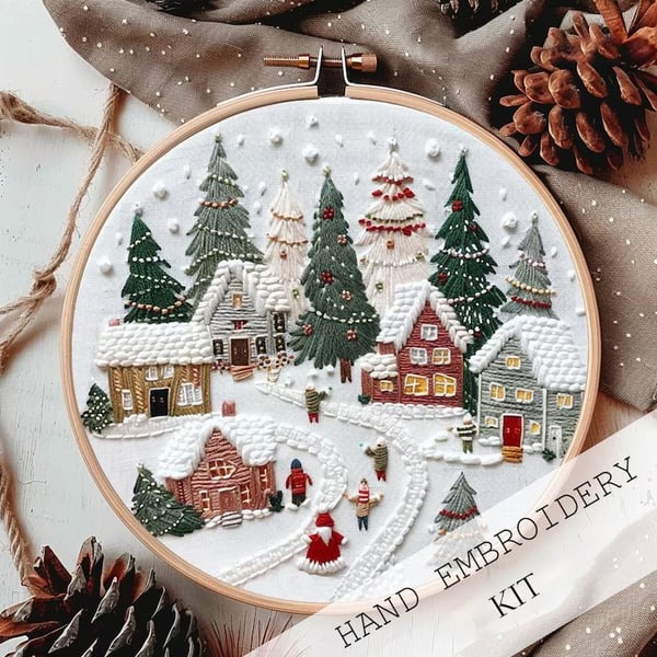 🎄Christmas Embroidery KIT🧵