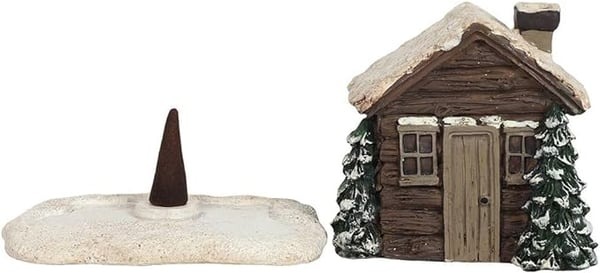 🔥 Hot Sale 50% Off🔥🎄Christmas Wooden House Incense Burner 🌿