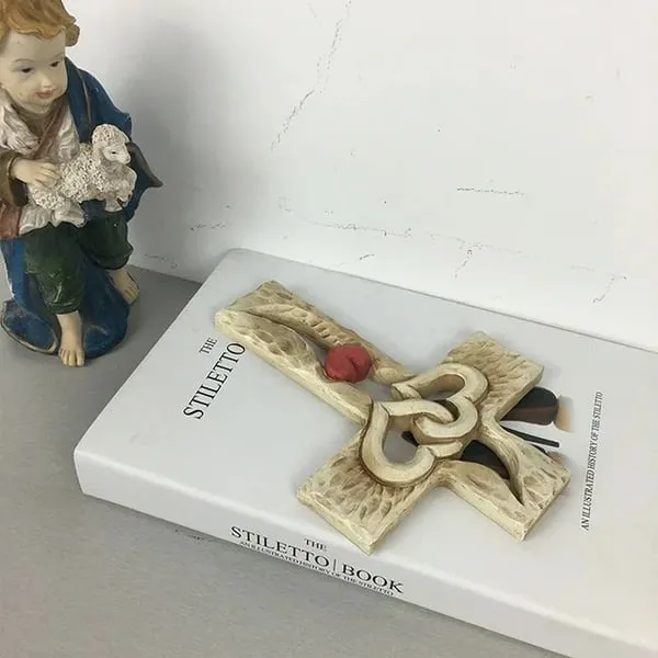 ❤️ Cross - intertwined hearts - Forever Love