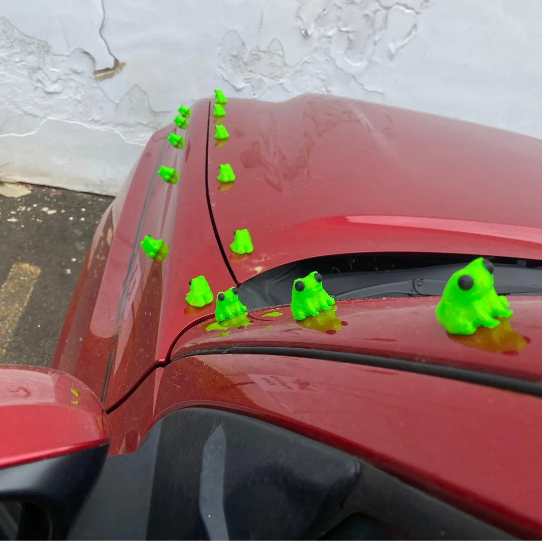 Just A Lil Dude Frog Magnet