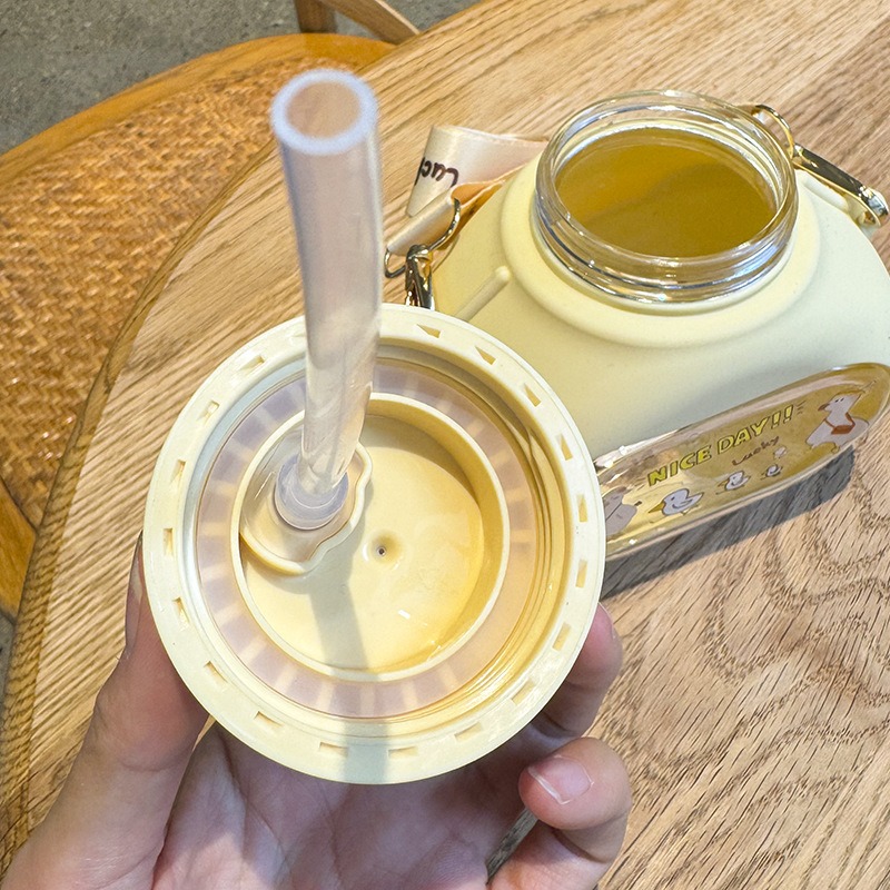 🔥49% Off🔥Lovely Duck Portable Water Kettle 650ml Large Capacity 🦆🥤💧 