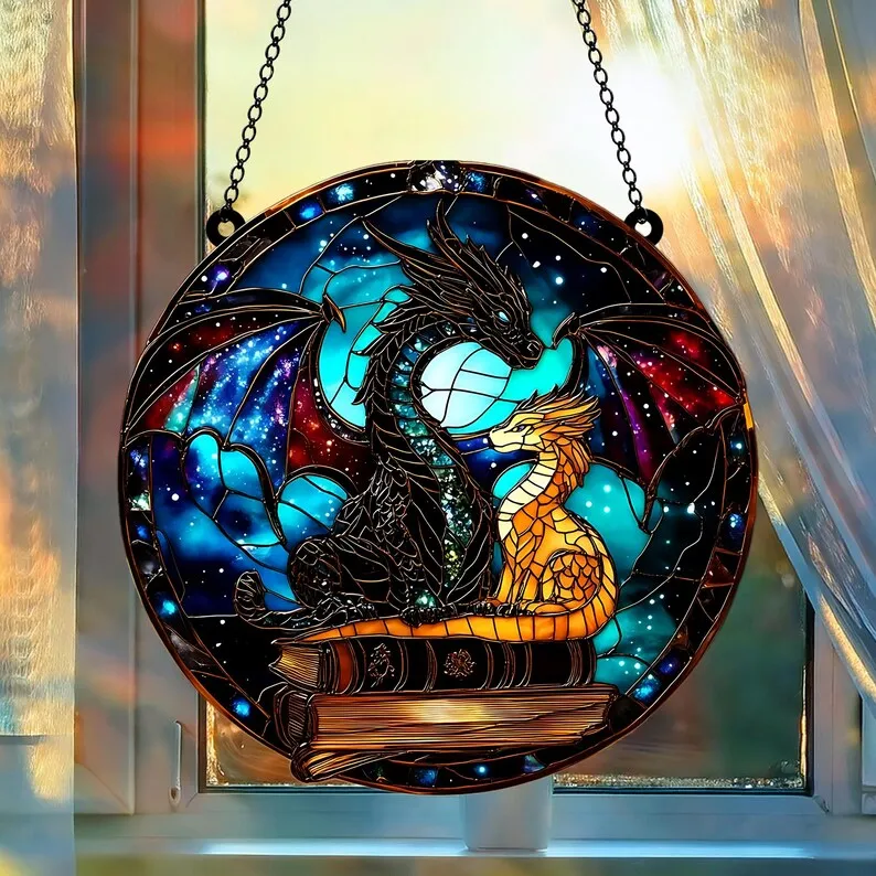 Acrylic Wing Dragon Suncatcher Ornament