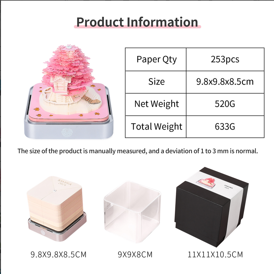 🔥Hot Sale 50% Off🔥🌟3D Engraved Tear-off Sticky Note 2025 Calendar  📅