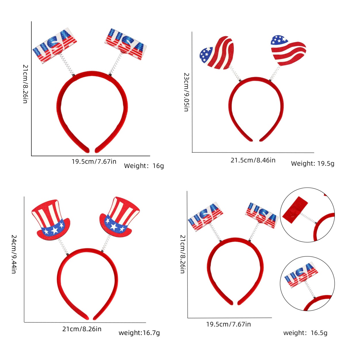 🔥HOT SALE🔥 🎇Independence Day Headbands👑