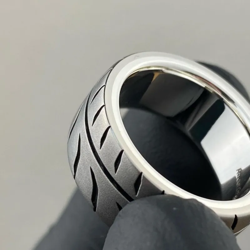 Handmade Metal Racing Tire Ring