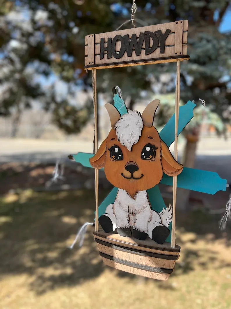 Animal Pinwheel Decor 