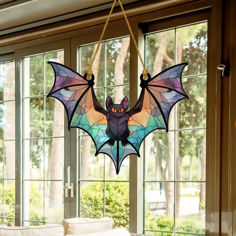 🦇Halloween Bat Window Hanging