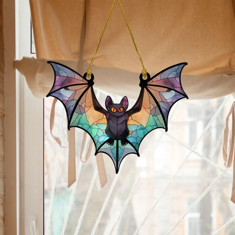 🦇Halloween Bat Window Hanging