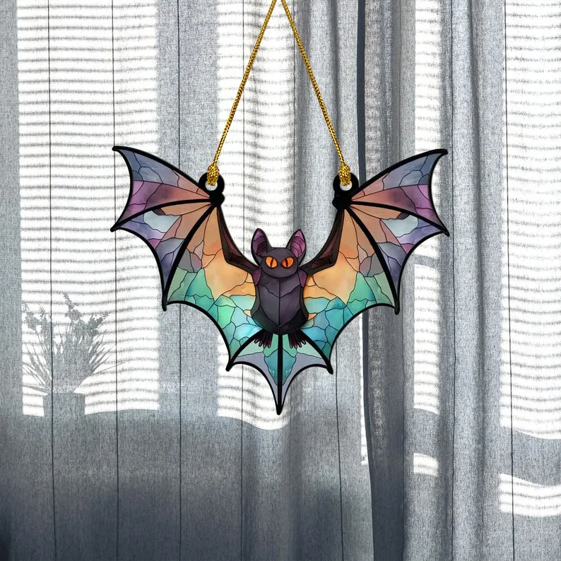 🦇Halloween Bat Window Hanging