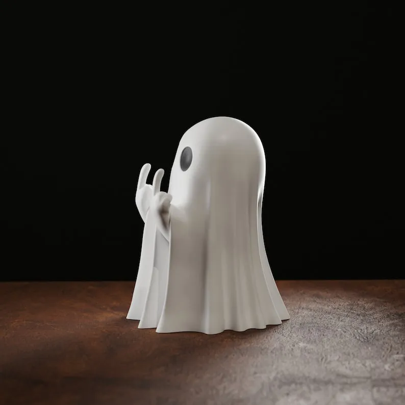 🤣Unfriendly Ghost 3D Printed Middle finger🖕