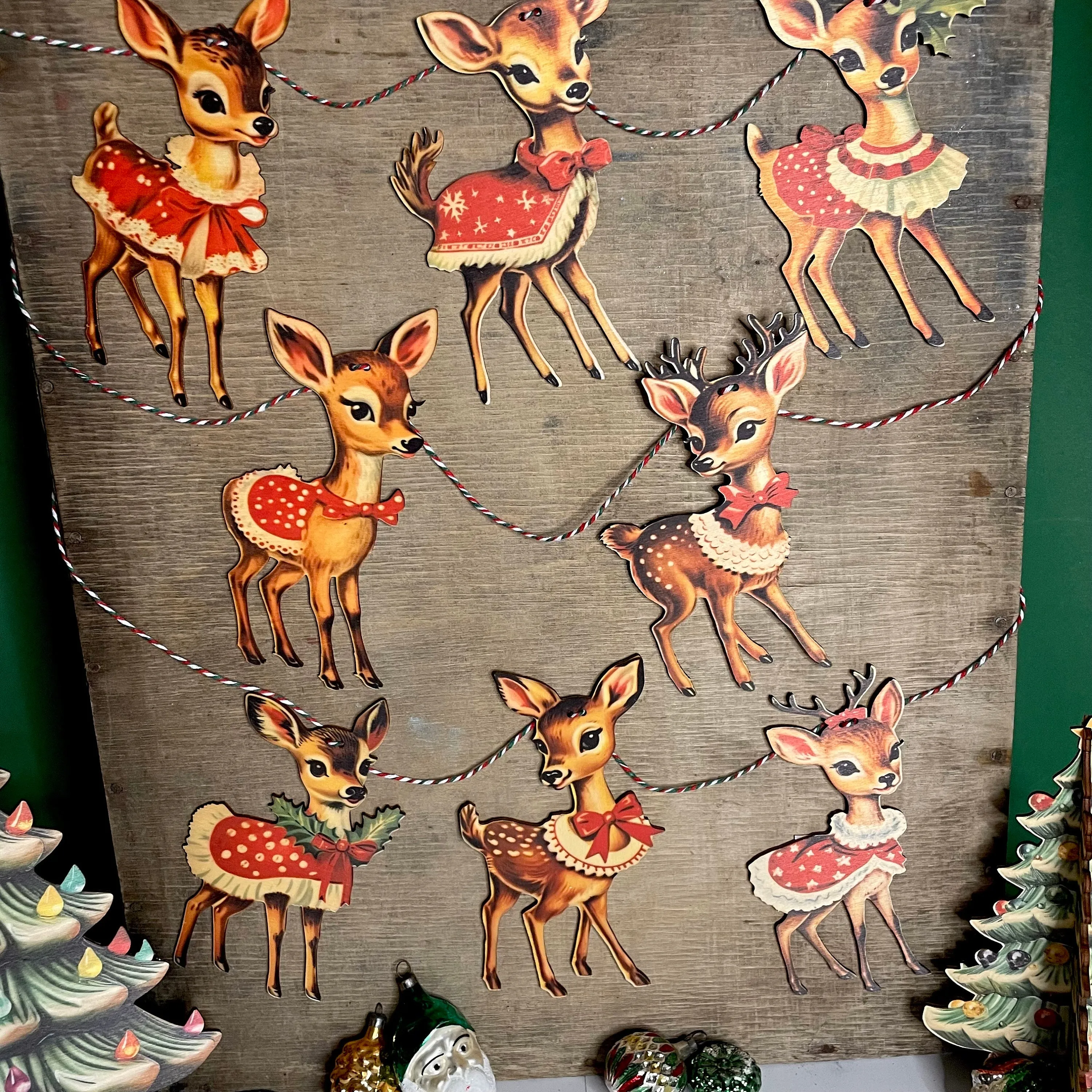 🎄Christmas Vintage Bunting