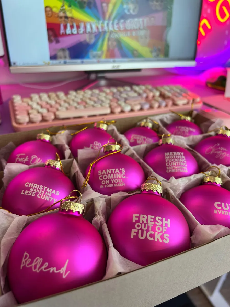 🎄 Early Christmas Sale 🎁Christmas Funny Offensive Bauble-Rude Baubles
