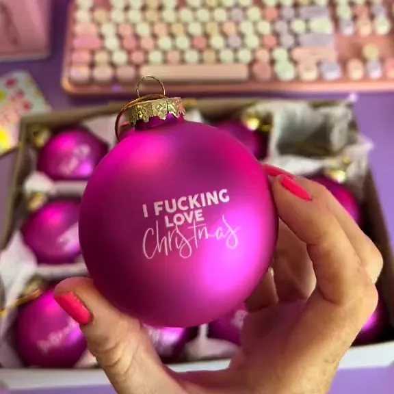 🎄 Early Christmas Sale 🎁Christmas Funny Offensive Bauble-Rude Baubles