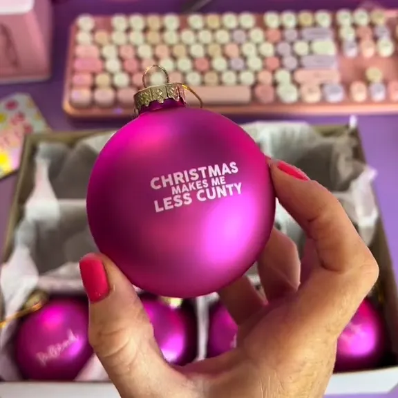🎄 Early Christmas Sale 🎁Christmas Funny Offensive Bauble-Rude Baubles