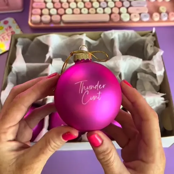 🎄 Early Christmas Sale 🎁Christmas Funny Offensive Bauble-Rude Baubles