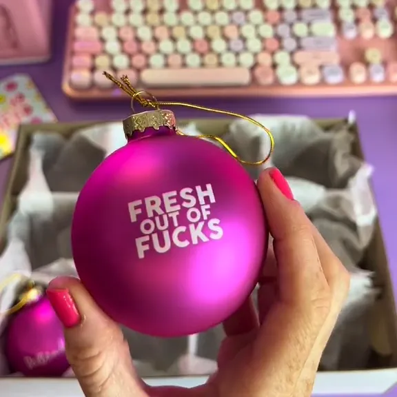 🎄 Early Christmas Sale 🎁Christmas Funny Offensive Bauble-Rude Baubles