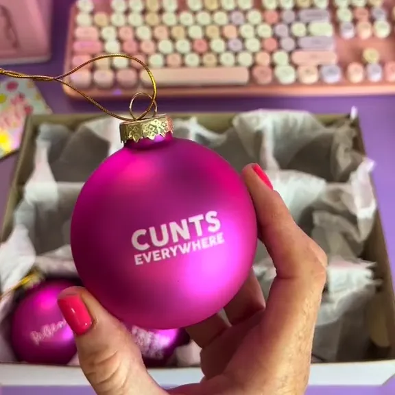 🎄 Early Christmas Sale 🎁Christmas Funny Offensive Bauble-Rude Baubles